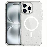 IMoshion Sparkle Backcover met MagSafe voor de Apple iPhone 16 Pro Max - Glitter Transparant