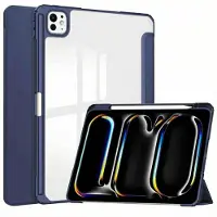 IMoshion Trifold Hardcase Bookcase voor de Apple iPad Pro 11 (2025) M5 / (2024) M4 - Donkerblauw