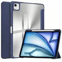 IMoshion Trifold Hardcase Bookcase voor de Apple iPad Air 13 inch (2026) M4 / (2025) M3 / (2024) M2 - Donkerblauw