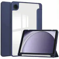 IMoshion Trifold Hardcase Bookcase voor de Samsung Galaxy Tab A9 8.7 inch - Donkerblauw