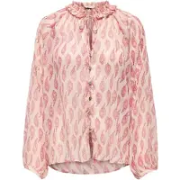 ONLY Blouse 'ONLVIENNA' goud / rosa / pitaja roze / rood