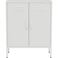 Lendo Online Dressoir Metaal 80x40x100 cm Wit
