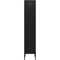 Lendo Online Lockerkast Metaal 35x50x180 cm Zwart