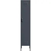 Lendo Online Lockerkast Metaal 35x50x180 cm Antraciet