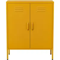 Lendo Online Dressoir Metaal 80x40x100 cm Geel