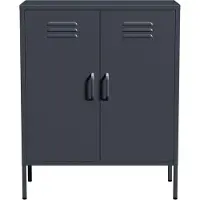 Lendo Online Dressoir Metaal 80x40x100 cm Antraciet