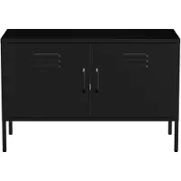 Lendo Online TV Meubel Metaal 100x40x65 cm Zwart