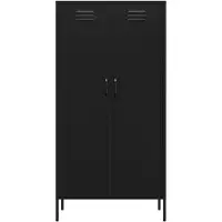 Lendo Online Lockerkast Metaal 90x50x180 cm Zwart