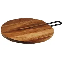 Bjorn Snijplank van acaciahout STINE - Ø31cm