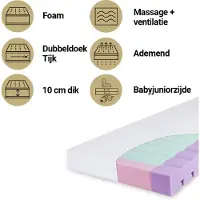 Baby Matex AeroLine 70x140 cm Juniormatras TB0339