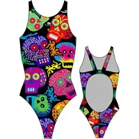Turbo Halloween 2011 Pro Resist Swimsuit Zwart 3-4 Years Meisje