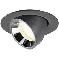 SLV Inbouwspot Numinos Gimble XS zwart/chroom 4000K - 55gr