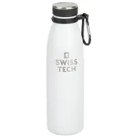 Swiss Tech Swiss-Tech ST075050 – Thermofles 500 ml – RVS 304 – Dubbelwandige vacuümisolatie – Lekdicht – Metalen D-ring