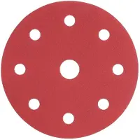 Radix - Schuurschijf - Pro - Klittenband 125 mm - P150 – 9 stofgaten (50 stuks)