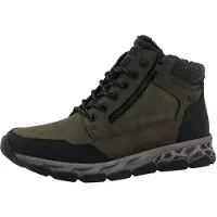 Tom Tailor Veterboots olijfgroen / zwart