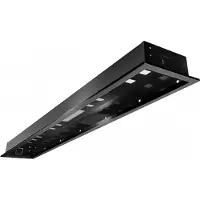 Heatstrip Inbouwframe Behuizing Flushmount Zwart Voor 1500W model type Design zonder afstandsbediening