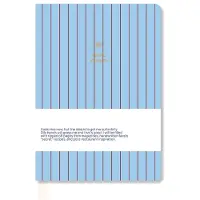 A-Journal Fabrique - Notitieboek - A7 - Gelinieerd - Roze strepen