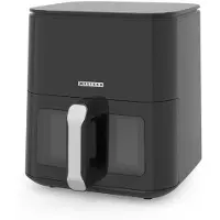 Melissa Digitale heteluchtfriteuse XL | 5 l | 60-min Timer | 8 Voorinstellingen | Kijkvenster | Zwart