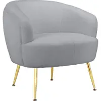 Notio Living Paloma-Accent Stoel in Teddy Grijs