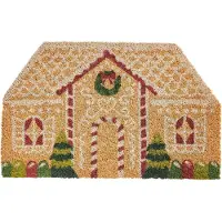 Beliani SELATNA - Deurmat - Natuurlijk - 50 x 80 cm - Kokos