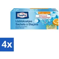 Toppits – IJsblokzakjes – 10 Zakjes - Voordeelverpakking - 4 stuks