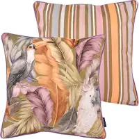 NOVÉE Velvet noura paars | 45 x 45 cm | kussenhoes | velvet/polyester