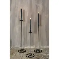 Home Society - Candleholder Clervaux - Black - Size S, M and L