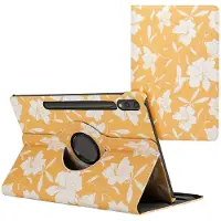 IMoshion 360° Draaibare Design Bookcase voor de Samsung Galaxy Tab S10 Plus / Tab S9 FE Plus / Tab S9 Plus - Yellow Flowers
