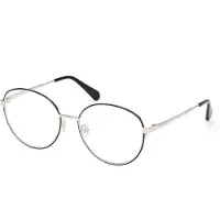 Max & Co Max &amp;co MO5165 56/18/140 Glanzend zwarte Bril Front van metaal gefreesd vernis VROUW MO5165