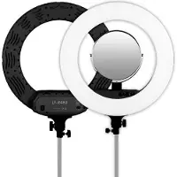 Caruba Round Vlogger 18 inch LED set Economy met tas Zwart