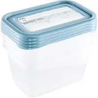 Keeeper - Vershoudbakjes set van 4 stuks - 750 ml - Mia Magic Ice - Blauw