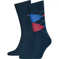 Tommy Hilfiger geruite sokken 2-pack original