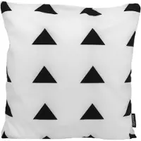 Gek op kussens! Senza black / white #3 | 45 x 45 cm | kussenhoes | katoen