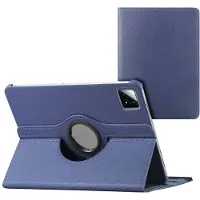 IMoshion 360° draaibare Bookcase voor de Xiaomi Pad 6S Pro 12.4 - Donkerblauw
