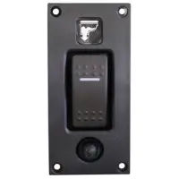 Lalizas Electric Toilet Flush Switch Mon-off 12/ 24v Zwart