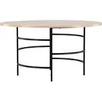 Venture Home Copenhagen eetkamertafel Ø140cm whitewash.