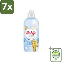 Robijn 7 x – Wasverzachter – Jasmijn & Sandelhout – 780 ml - Grootverpakking - Wasverzachter - Wasverzachter Jasmijn - Wasverzachter Sandelhout - Wasverzachter Voor Kleding - Wasverzachter Voor Linnen