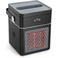 MESA LIVING - 3-IN-1 INSTA-HEATER PRO - Elektrische kachel - Elektrische verwarming voor binnen - 400W/800W/1200W - Heater - Stopcontact - Ventilatorkachel