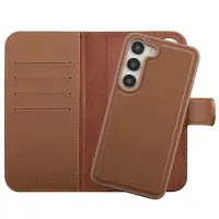 Selencia Olyn Uitneembare Bookcase met MagSafe voor de Samsung Galaxy S23 - Bruin