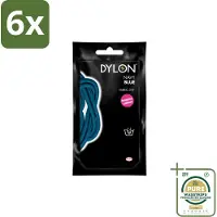 Dylon – Textielverf Handwas – Navy Blue – 50 g - Voordeelverpakking - 6 stuks - Textielverf - Handwas
