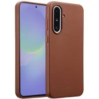 Accezz MagSafe Leather Backcover voor de Samsung Galaxy A36 / A56 - Sienna Brown