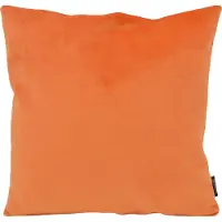 Gek op kussens! Velvet oranje | 45 x 45 cm | kussenhoes | polyester