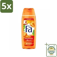Fa 5 x – Douchegel – Empowering Moments – 250 ml - Grootverpakking - Douchegel - Hydraterende Douchegel - Douchegel Empowering Moments - Milde Douchegel - Douchegel Voor Normale Huid