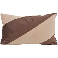 NOVÉE Sierkussen velvet swirl beige / | 30 x 50 cm | polyester