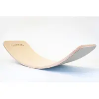 Wobbel - Original - Blank gelakt met vilt - Baby Muis (lichtgrijs)