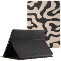 Selencia Vivid tablethoes voor de Samsung Galaxy Tab A9 Plus - Art Wave Black