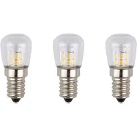 SPL E14 LED Lamp 2W - Koelkastlampje - Warm Wit - 2700K - LED Buislamp P23 - Vervangt 17W - 3 Stuks