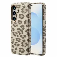 Selencia Sabi Backcover Panterprint met MagSafe voor de Samsung Galaxy S25 - Soft Ivory