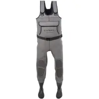 Ultimate Neocore Waadpak - Maat 42 - 5mm Neopreen - PVC Laarzen - Inclusief Riem & Tas