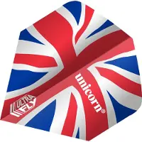 Unicorn Ultrafly Union Jack Wave Big Wing - Dart Flights